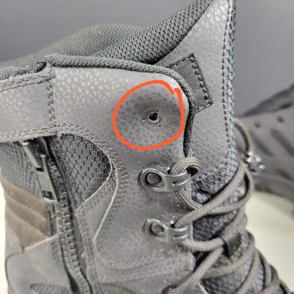 Merrell MOAB Tactical Side Zip Waterproof Boots Black Men’s 10 Defects J003907 main image 5